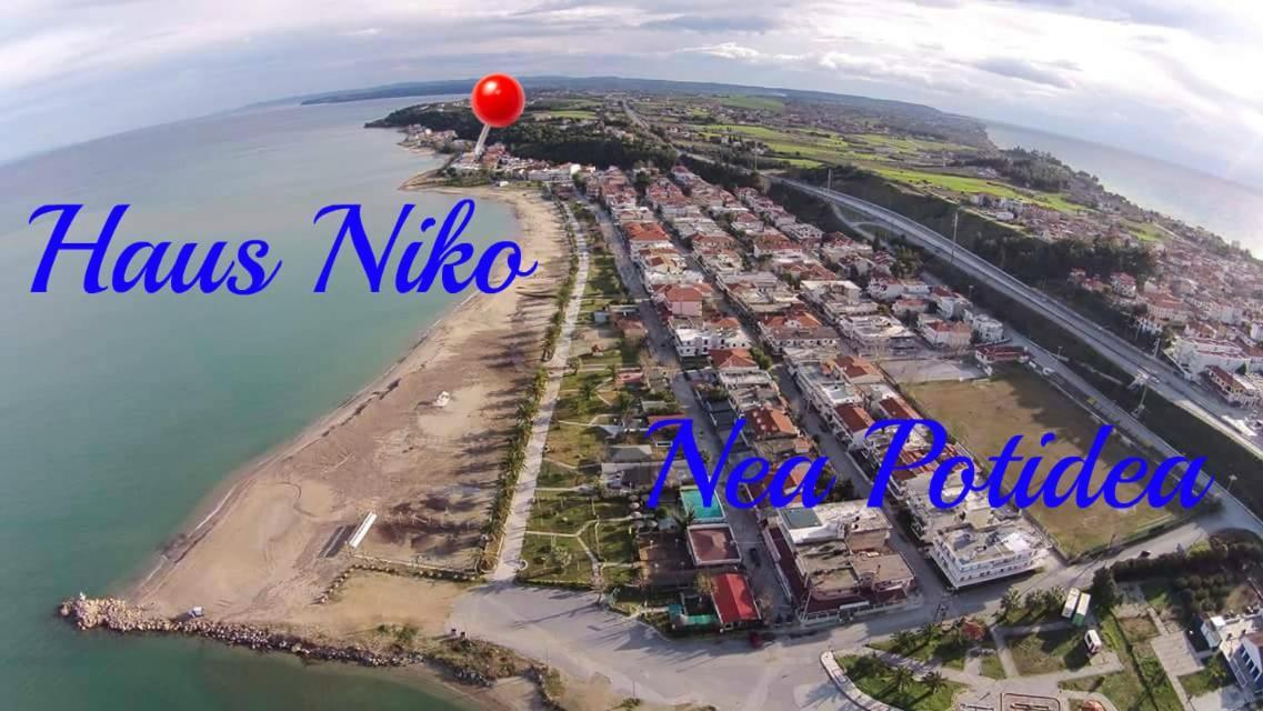 Haus Niko Apartments And Suites Nea Poteidaia Bagian luar foto